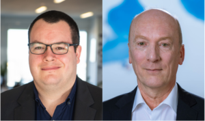 Professor Glauner und Wilfried Karl